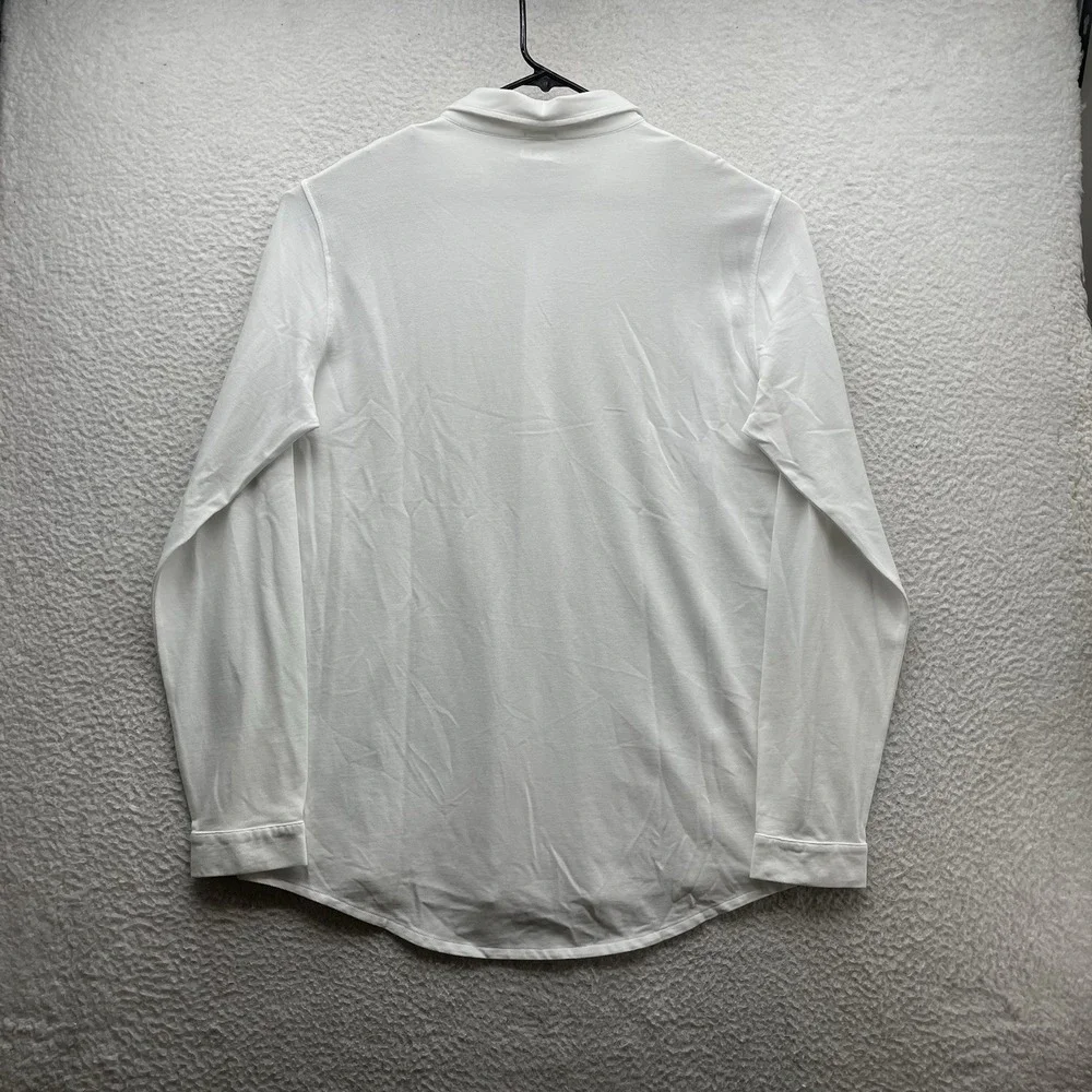 Son Of A Tailor Button Down Shirt Mens XLT Tall White Blue‎ Oxford Supima Cotton